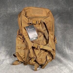 Mardingtop Tactical Backpack Khaki Brown Molle Hiking Camping Rucksack NWT